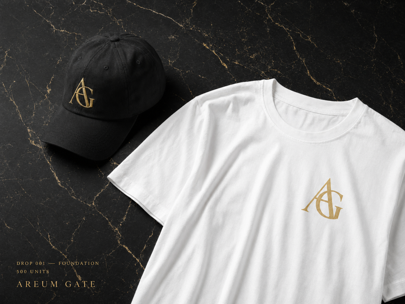 Drop 001 — Hat + Heavyweight Tee Combo